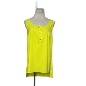 Jones New York yellow sleeveless blouse size M